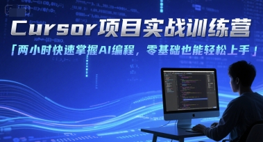 Cursor项目实战训练营，两小时快速掌握AI编程，零基础也能轻松上手_菜菜笔记
