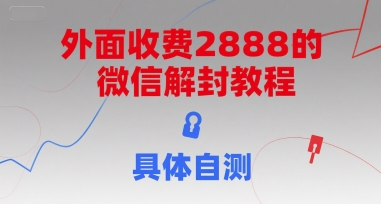 （15301期）外面收费2888的微信解封教程，具体自测_菜菜笔记