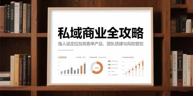 （15294期）私域商业全攻略，强人设定位加高客单产品，团队搭建与风险管控_菜菜笔记