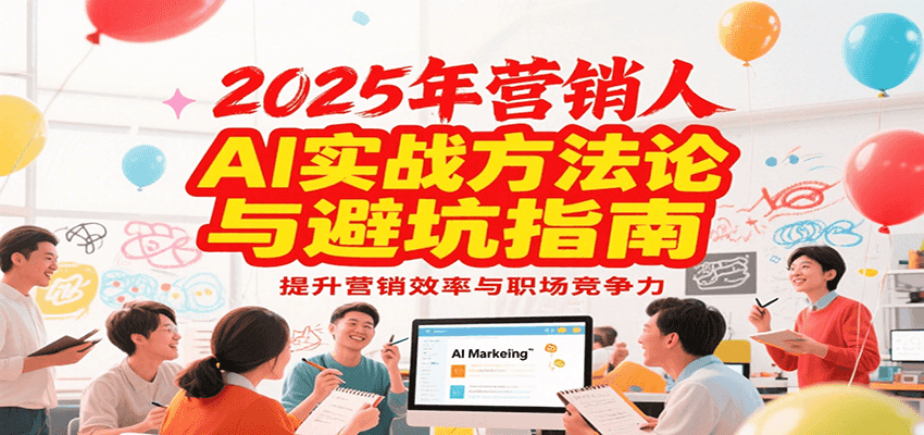2025年营销实战方法论与避坑指南，利用AI提升营销效率与职场竞争力_菜菜笔记