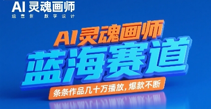 AI灵魂画师，蓝海赛道，条条作品几十W播放，爆款不断_菜菜笔记