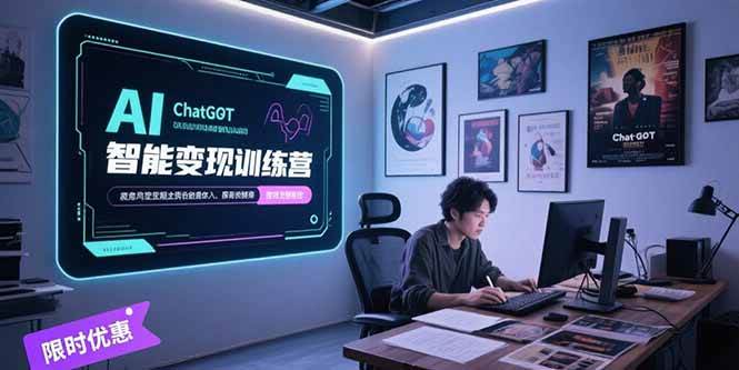 （15389期）AI智能变现训练营，ChatGPT写作变现，电影解说制作，图文带货方法论_菜菜笔记