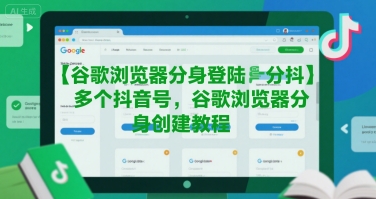 谷歌浏览器分身登陆多个抖音号，谷歌浏览器分身创建教程_菜菜笔记