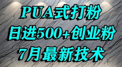 怎么打创业粉，PUA制造焦虑，单人日引500+精准流量_菜菜笔记