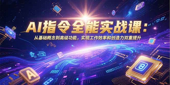 （15455期）AI指令全能实战课：从基础概念到高级功能，实现工作效率和创造力双重提升_菜菜笔记