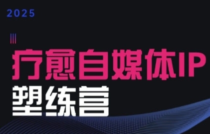 2025治愈自媒体IP训练营，专为疗愈领域从业者打造_菜菜笔记