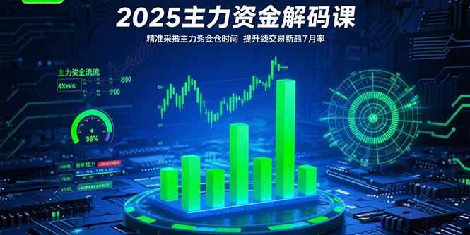 （15511期）2025主力资金解码课：精准捕捉主力建仓时机，提升短线交易胜率(更新7月)_菜菜笔记