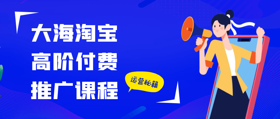 大海淘宝高阶付费推广课程_菜菜笔记