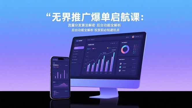 （15567期）无界推广爆单启航课：流量分发算法解密 后台功能全解析 投放前必知避坑点_菜菜笔记