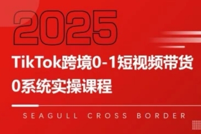 TikTok跨境0-1短视频带货，系统拆解TikTok跨境带货全链路，实现跨境可持续盈利_菜菜笔记