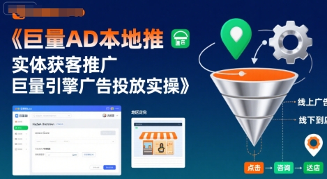 巨量AD本地推实体获客推广，巨量引擎广告投放实操_菜菜笔记