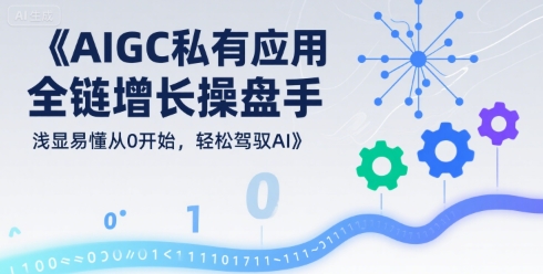 AIGC私有化应用全链增长操盘手，浅显易懂从0开始，轻松驾驭AI_菜菜笔记