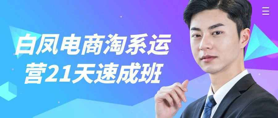白凤电商淘系运营21天速成班_菜菜笔记