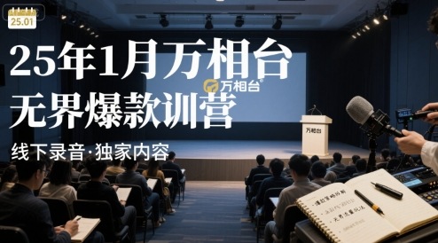 25年1月万相台无界爆款特训营线下录音_菜菜笔记