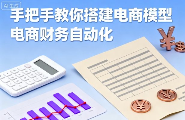 手把手教你搭建电商模型-电商财务自动化_菜菜笔记