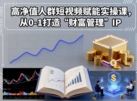 高净值人群短视频赋能实操课，从0-1打造“财富管理”IP_菜菜笔记