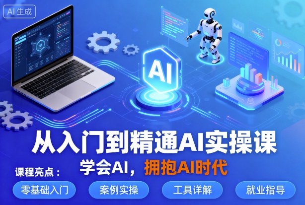 从入门到精通AI实操课，学会AI，拥抱AI时代_菜菜笔记