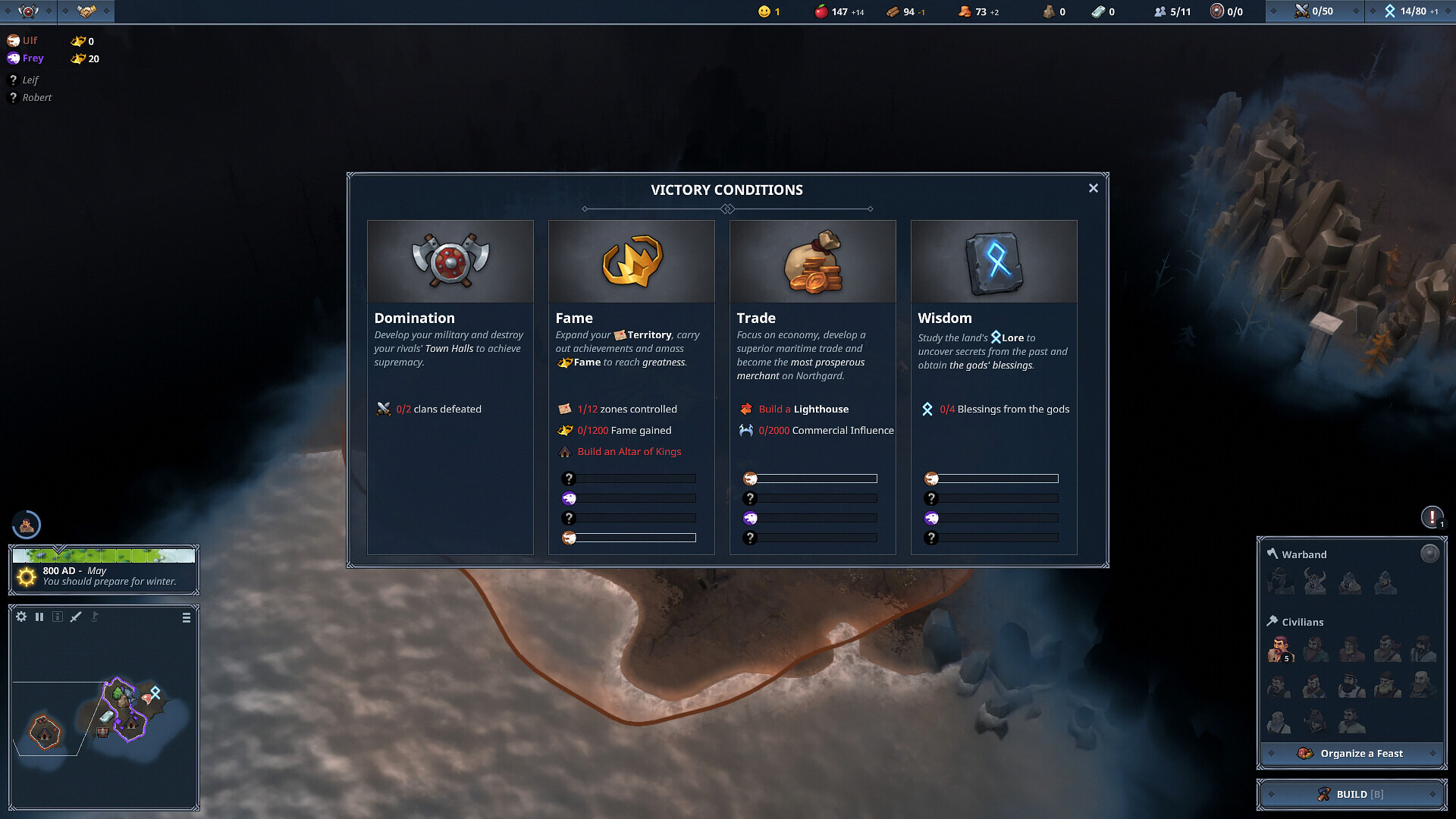 北加尔/Northgard_菜菜笔记