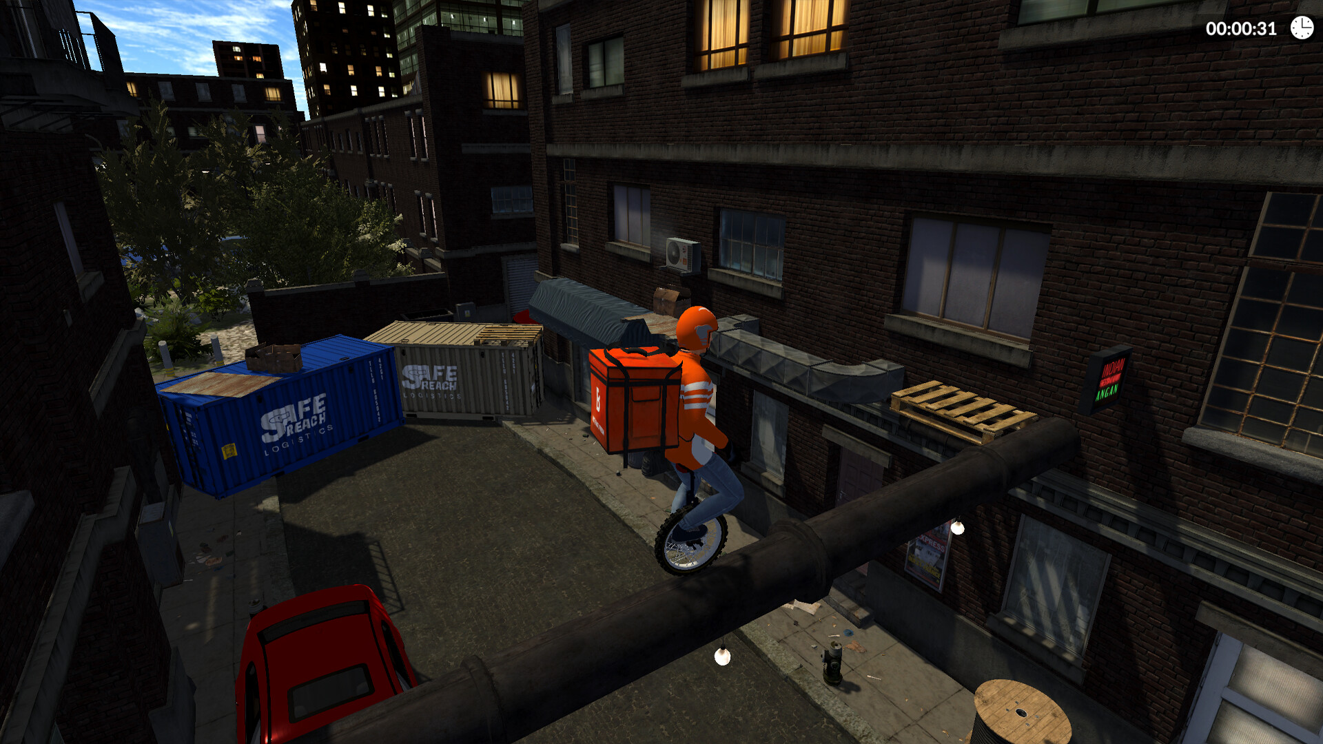 独轮车披萨时间！/Unicycle Pizza Time!_菜菜笔记