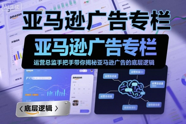 亚马逊广告专栏：运营总监手把手带你揭秘亚马逊广告的底层逻辑_菜菜笔记