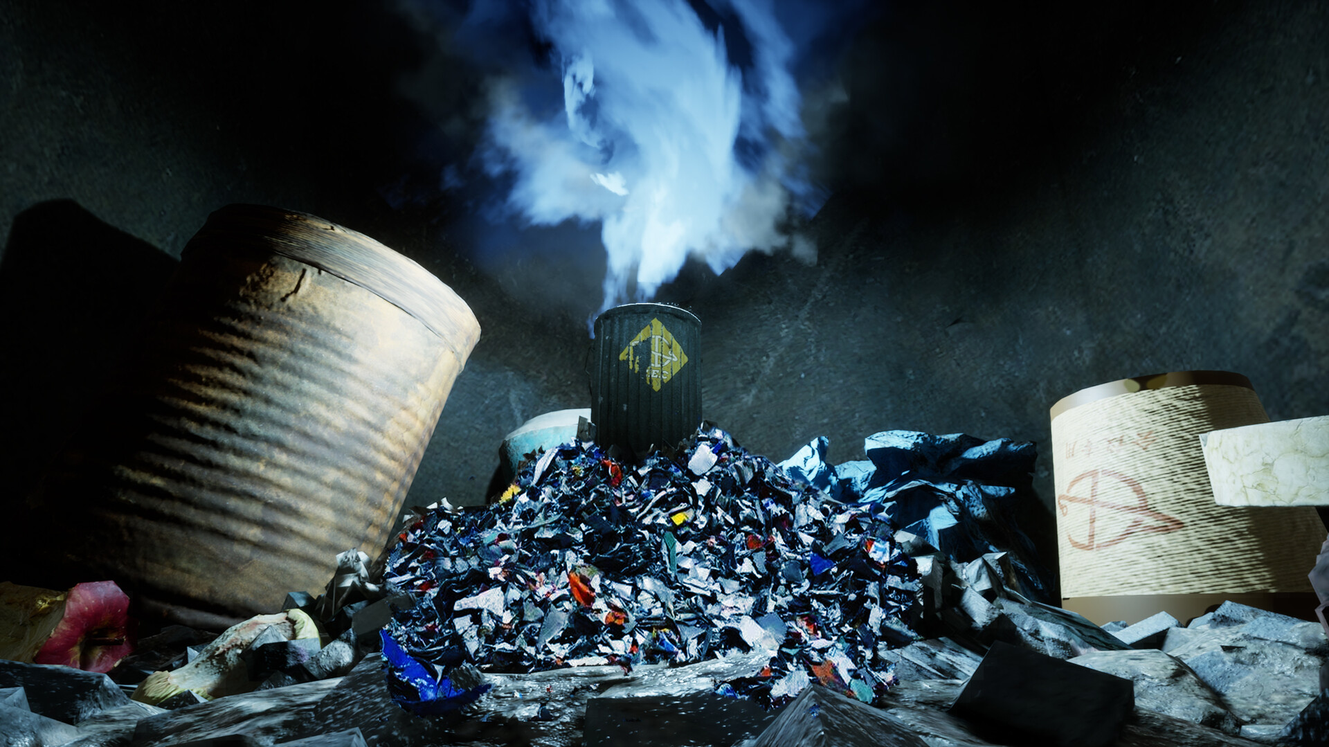 一个简单的扔垃圾游戏/A Simple Garbage Sorting Game_菜菜笔记