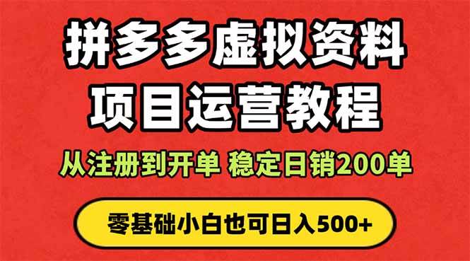（16220期）拼多多开店运营课程： 蓝海变现玩法，轻松实现睡后收入 零基础小白也可…_菜菜笔记