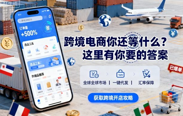 跨境电商你还等什么？这里有你要的答案【音频课】_菜菜笔记