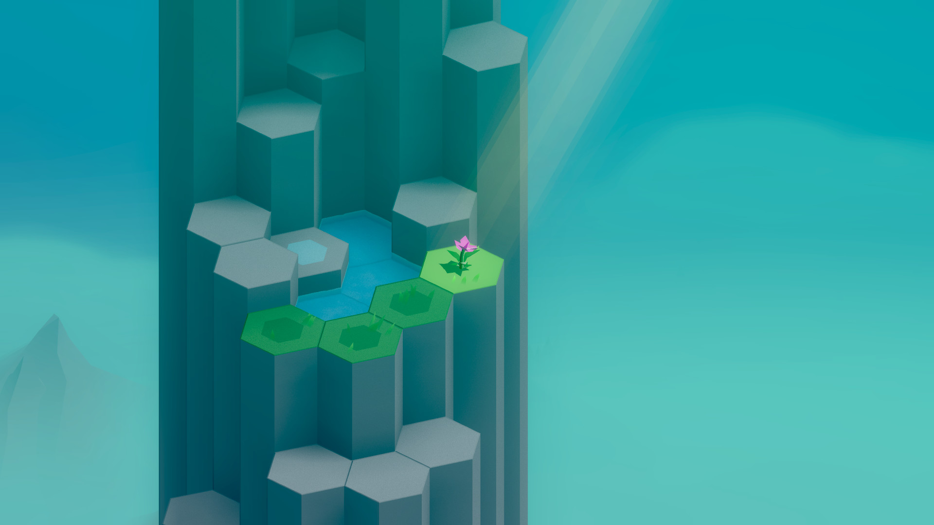 春天的瀑布/Spring Falls_菜菜笔记