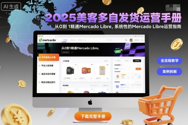 2025美客多自发货运营手册：从0到1精通Mercado Libre，系统性的Mercado Libre运营指南_菜菜笔记