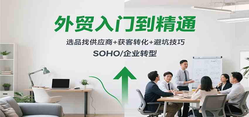 外贸入门到精通，选品找供应商+获客转化+避坑技巧，SOHO/企业转型_菜菜笔记