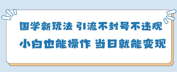 AI国学项目-零基础小白都能轻松上手-当天见收益_菜菜笔记