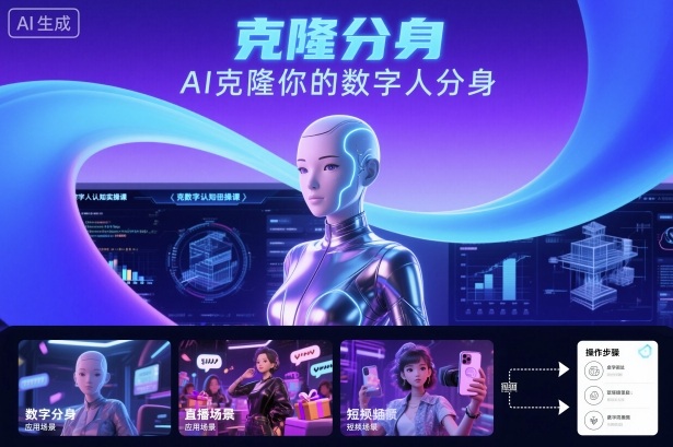 AI数字人认知实操课，克隆你的数字人分身_菜菜笔记