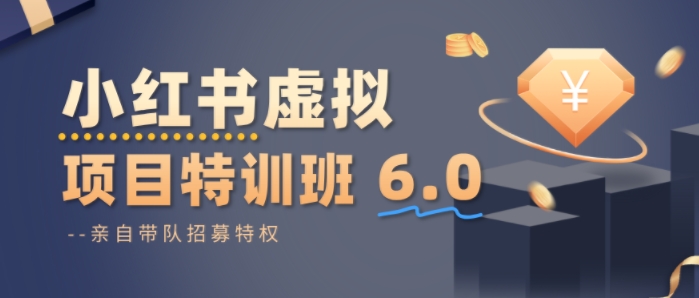 小红书虚拟项目特训课6.0，帮你从0到1打造稳定盈利的店铺，抓住流量红利_菜菜笔记