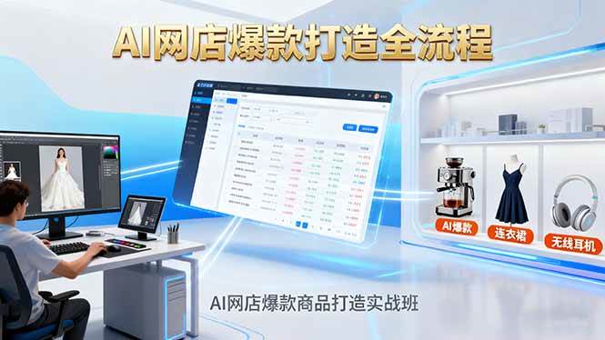 （16326期）AI网店爆款商品打造实战班：AI技术实现商品图智能处理，快速搭建AI网店_菜菜笔记