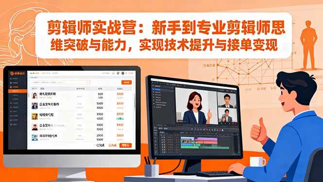 （16347期）剪辑师实战营：新手到专业剪辑师思维突破与能力，实现技术提升与接单变现_菜菜笔记