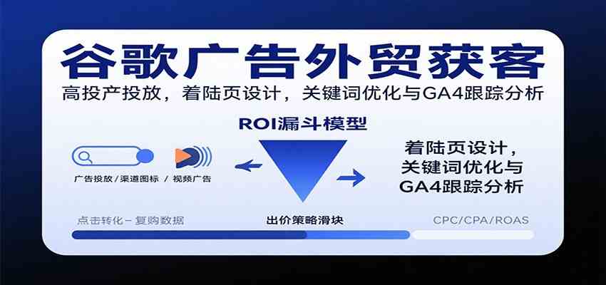 谷歌广告外贸获客，高投产投放，着陆页设计，关键词优化与GA4跟踪分析_菜菜笔记