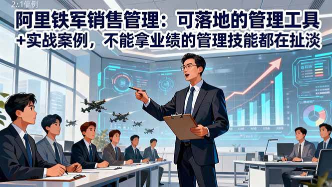 （16436期）阿里铁军销售管理：可落地的管理工具+实战案例，不能拿业绩的管理都在扯淡_菜菜笔记
