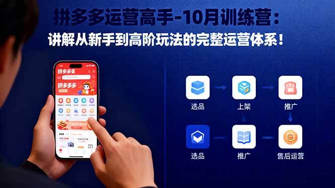 （16448期）拼多多运营高手-10月训练营：讲解从新手到高阶玩法的完整运营体系！_菜菜笔记