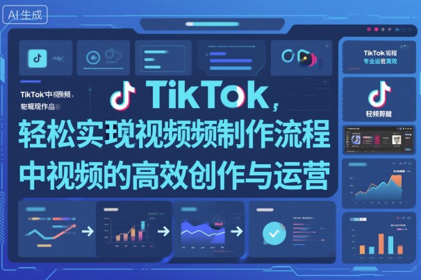 TikTok中视频制做流程，轻松实现Tk中视频的高效创作与运营_菜菜笔记