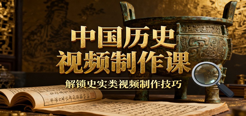 中国历史视频制作课：疆域地图集+参考文案+练习素材，解锁史实类视频制作技巧_菜菜笔记