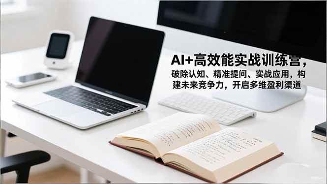（16635期）AI+高效能实战训练营，破除认知、精准提问、实战应用，构建未来竞争力，开启多维盈利渠道_菜菜笔记