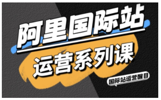 阿里国际站运营系列课，涵盖精准引流、直通车与全站推实战SOP，搭配AI效率工具包与高阶增长玩法（更新）_菜菜笔记