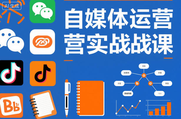 自媒体运营实战课，掌握一套系统的自媒体运营底层方法论，成为优秀的内容创作者_菜菜笔记