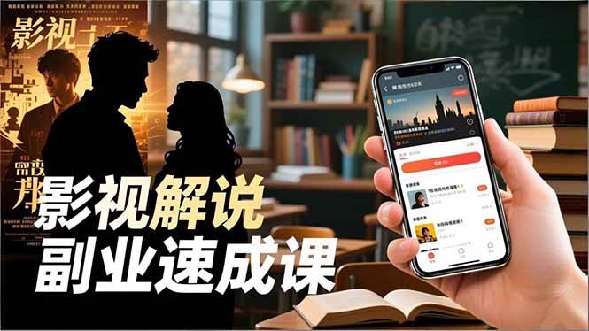 （16740期）Tk影视解说副业速成课，软件安装、全流程实操、爆款预设，新手两周变现_菜菜笔记