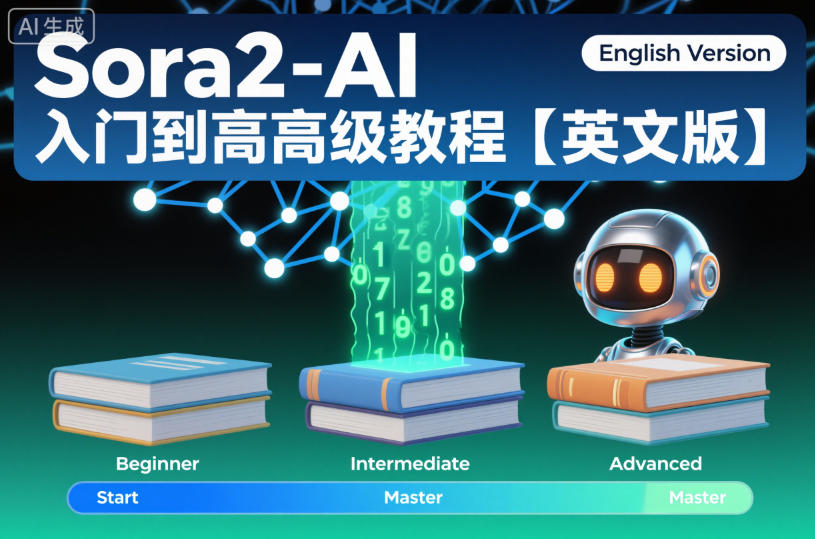 Sora2-AI入门到高级教程【英文版】_菜菜笔记