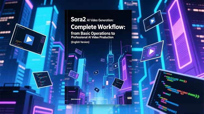 （16758期）Sora2 AI视频生成的系统教程（英文版）：从基础操作到专业级AI视频制作的完整工作流_菜菜笔记