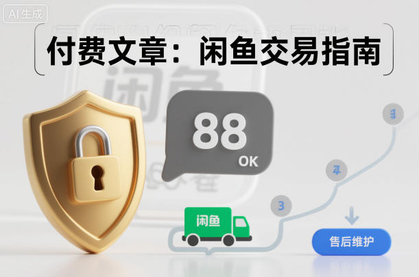 付费文章：闲鱼交易指南，怎么才能降低被坑被马扁的概率_菜菜笔记