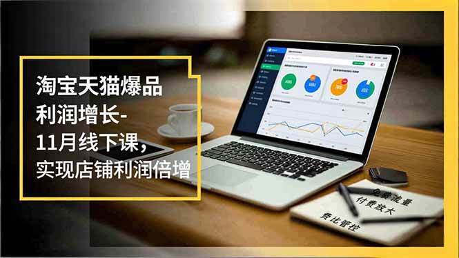 （16824期）淘宝天猫爆品利润增长-11月线下课，免费流量、付费放大、费比管控，实现店铺利润倍增_菜菜笔记