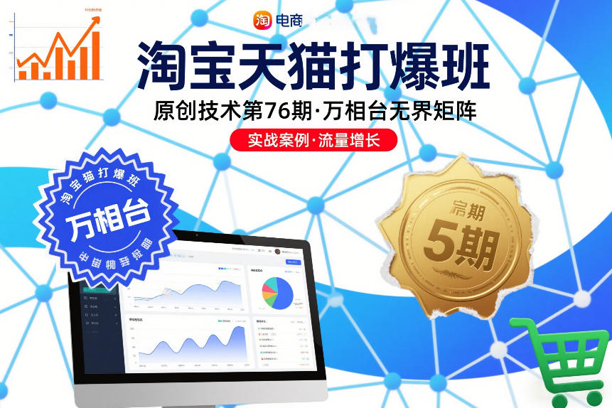 淘宝天猫打爆班原创技术第76期，万相台无界矩阵_菜菜笔记
