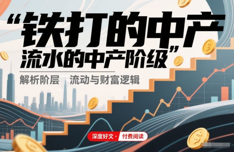 付费文章：铁打的中产，流水的中产阶级_菜菜笔记